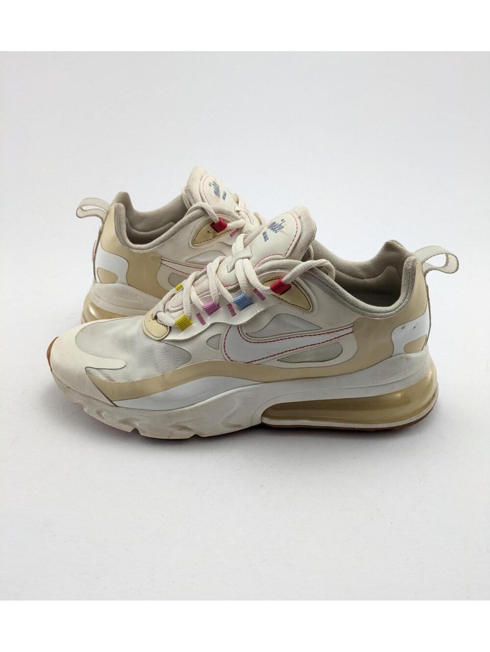 Womens Nike Air Max 270 React Pale Ivory LA‎ Edition Shoes CQ0208-101 Size 8